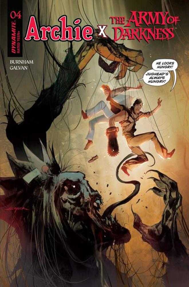 Archie X Army Of Darkness 4 Cover E Stuart Sayger Variant - Walt's Comic Shop
