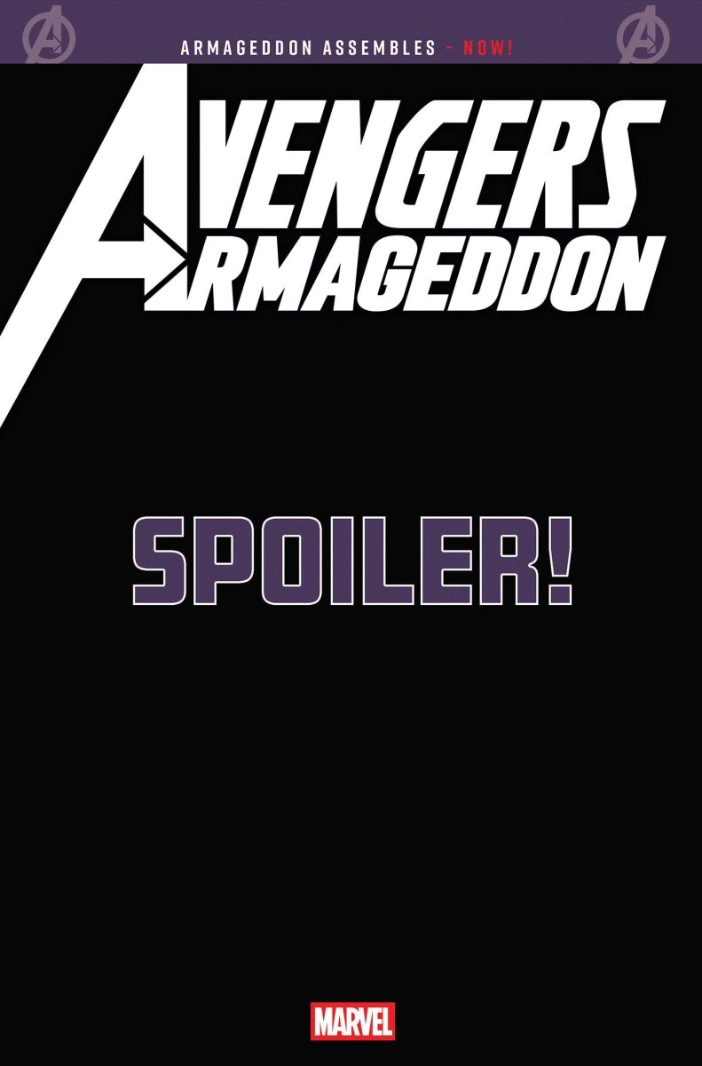 Avengers: Armageddon 1 Marco Checchetto Spoiler Variant *one copy per customer* - Walt's Comic Shop