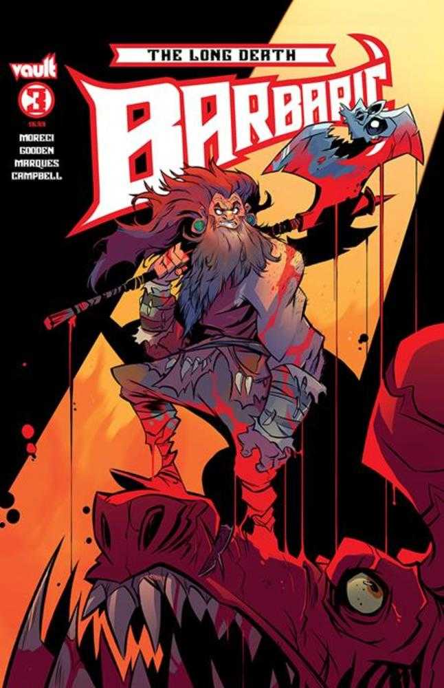 Barbaric The Long Death 3 (Of 3) Cover B Brett Bean Variant - Walt's Comic Shop