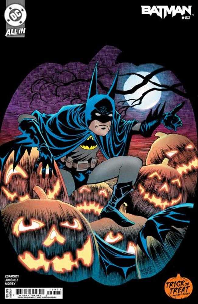 Batman #153 Cover D Kelley Jones Trick Or Treat Card Stock Variant - Walt's Comic Shop