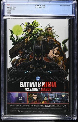 Batman 158 cover A CGC 9.8 - Walt's Comic Shop