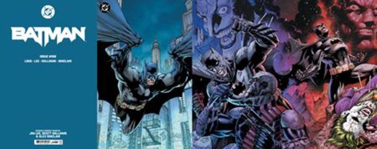 Batman #158 Cover J Jim Lee & Scott Williams Connecting Gatefold Card Stock Variant - Walt's Comic Shop