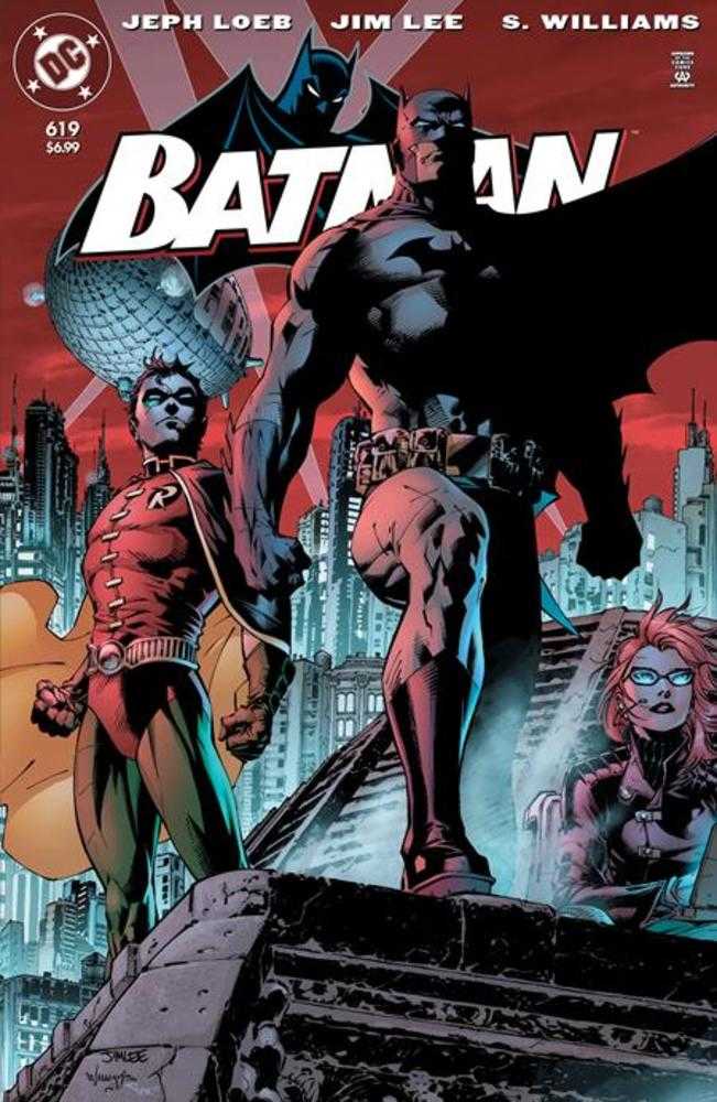 Batman 619 Facsimile Edition Cover B Jim Lee Foil Variant - Walt's Comic Shop