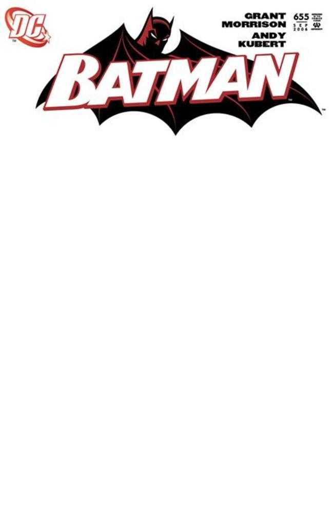Batman 655 Facsimile Edition Cover D Blank Variant - Walt's Comic Shop
