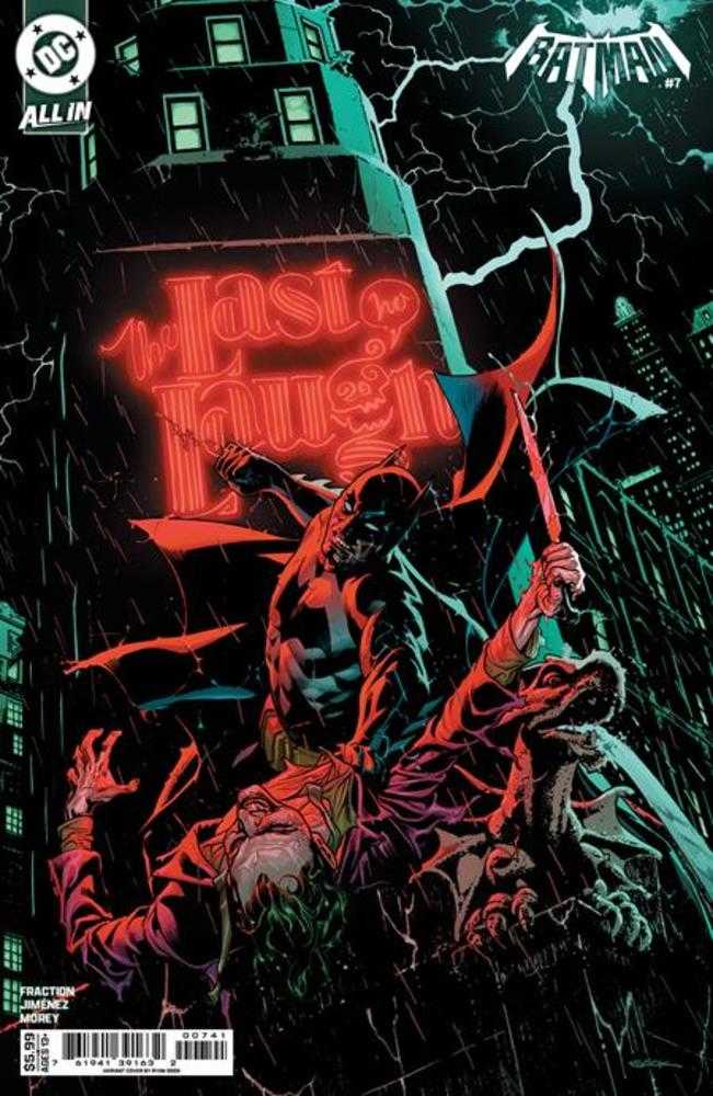 Batman 7 Cover D Ryan Sook Card Stock Variant - Walt's Comic Shop