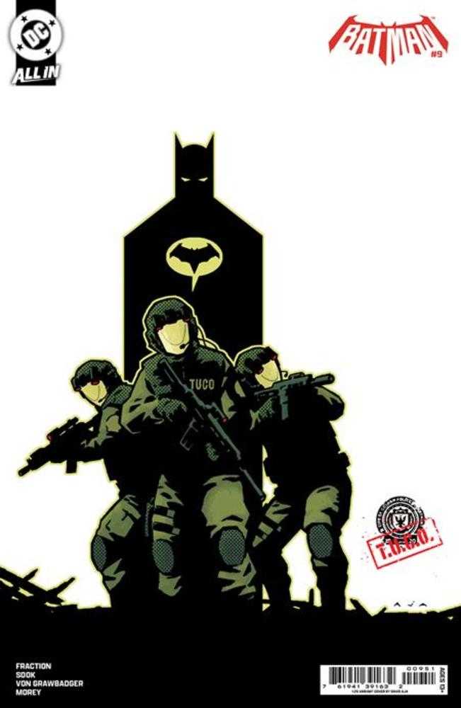 Batman 9 Cover H David Aja Card Stock 1:25 Ratio Variant - Walt's Comic Shop