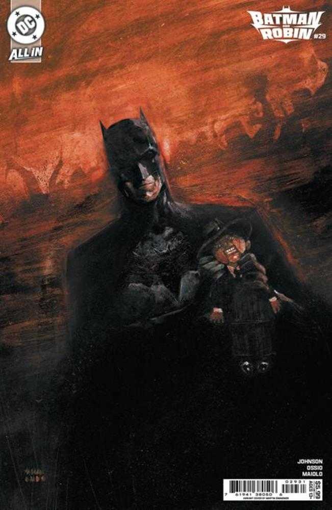 Batman And Robin 29 Cover C Martin Simmonds Card Stock Variant - Walt's Comic Shop