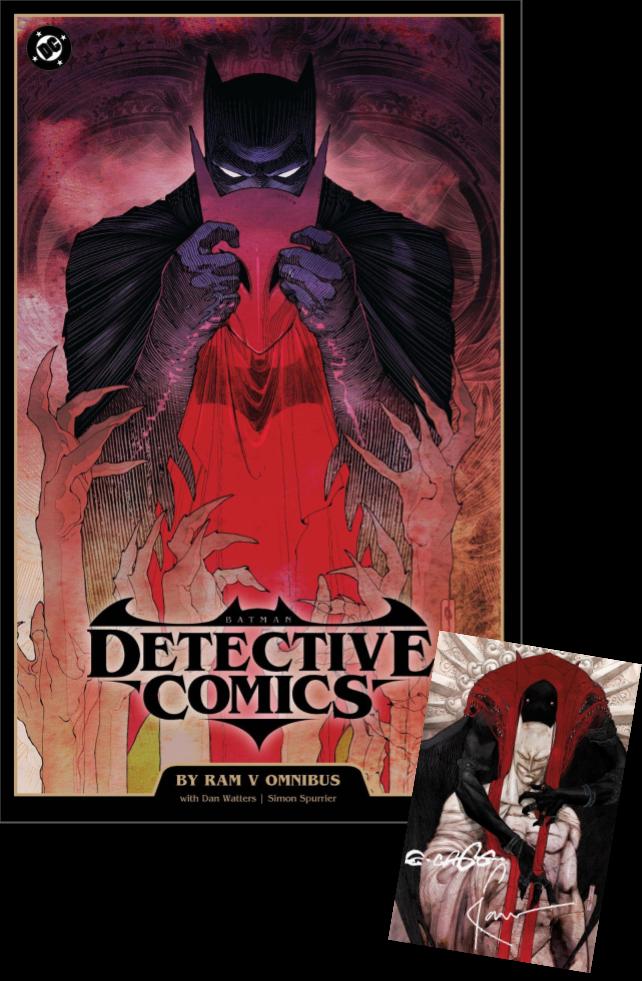 Batman: Detective Comics by Ram V Omnibus Walt's Comic Shop Exclusive Cover incl Signed Plate HC *PRE - ORDER* - Walt's Comic Shop