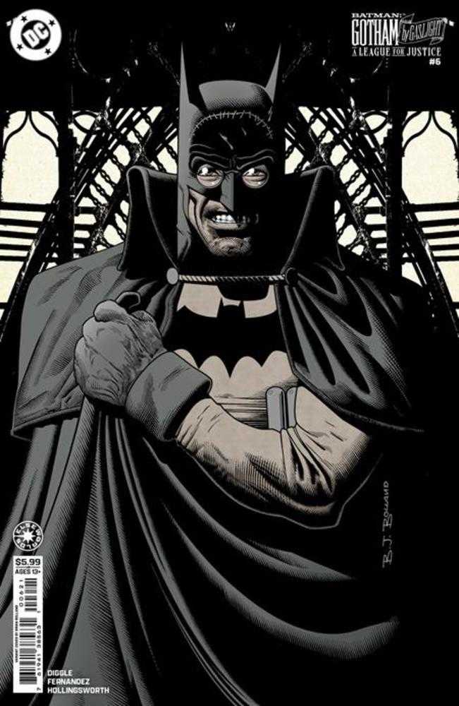 Batman Gotham By Gaslight A League For Justice 6 (Of 6) Cover B Brian Bolland Card Stock Variant - Walt's Comic Shop
