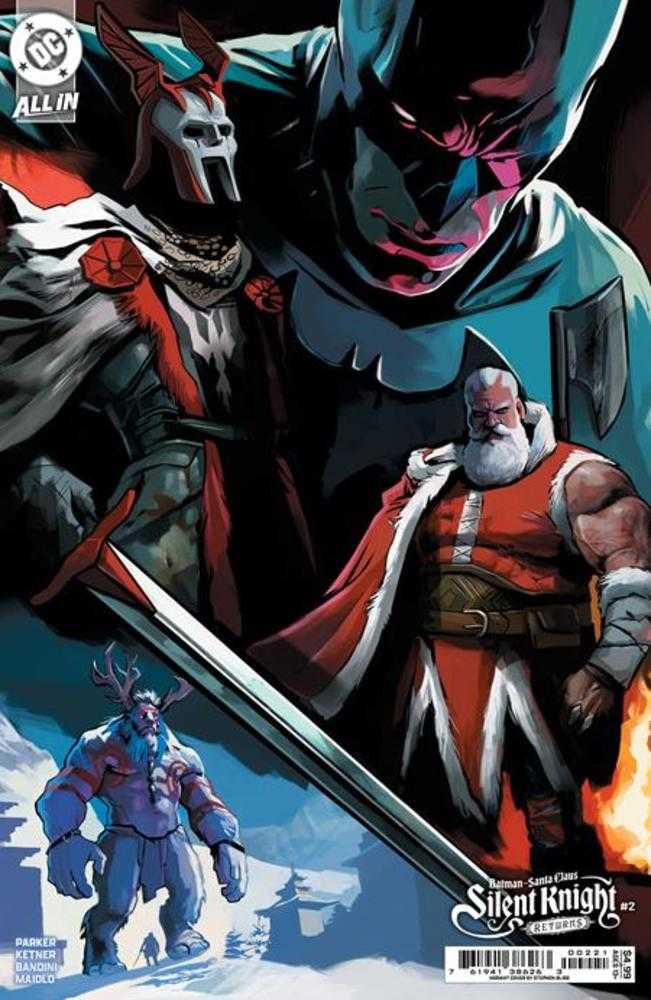 Batman Santa Claus Silent Knight Returns #2 (Of 5) Cover B Stephen Bliss Card Stock Variant - Walt's Comic Shop