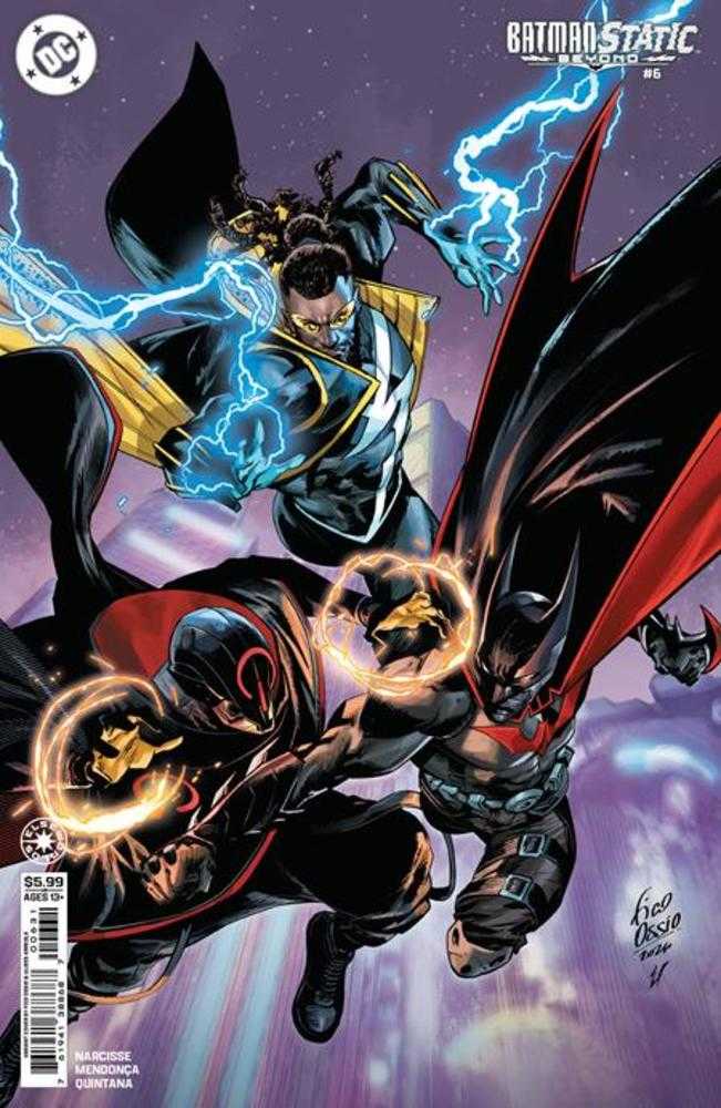 Batman Static Beyond 6 (Of 6) Cover C Fico Ossio Card Stock Variant - Walt's Comic Shop