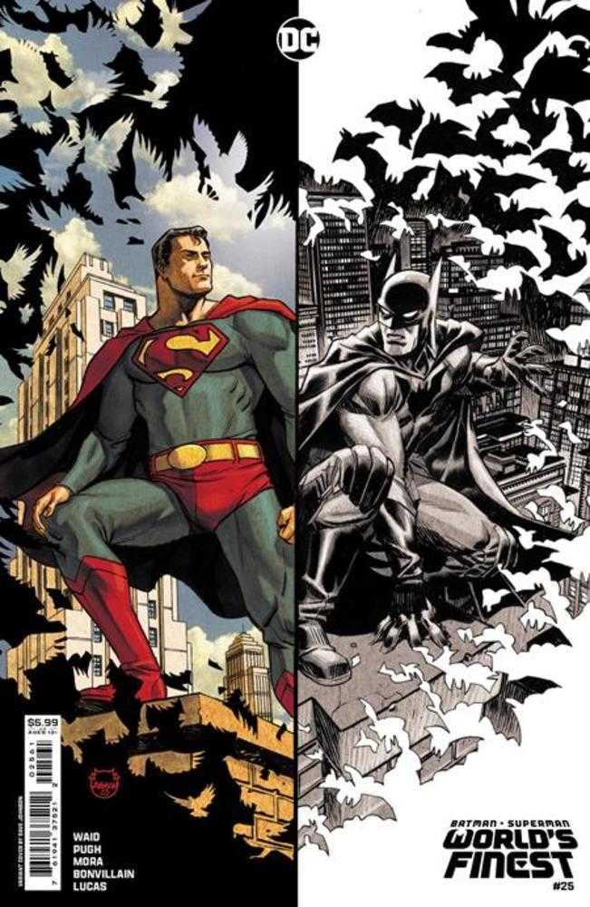 Batman Superman Worlds Finest #25 Cover D Dave Johnson Card Stock Variant - Walt's Comic Shop
