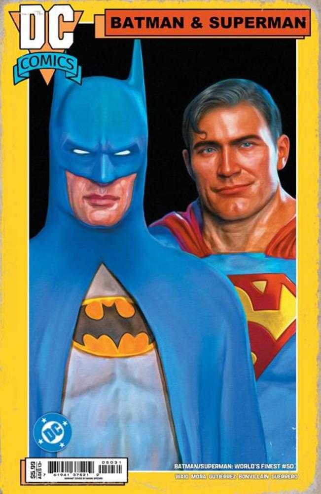 Batman Superman Worlds Finest 50 Cover C Mark Spears Card Stock Variant - Walt's Comic Shop