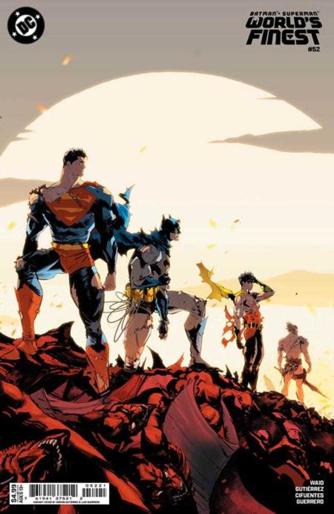Batman Superman Worlds Finest 52 Cover B Adrian Gutierrez Card Stock Variant - Walt's Comic Shop