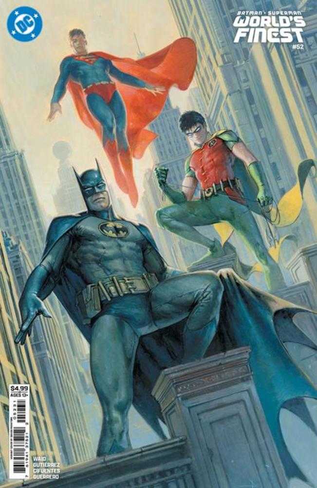 Batman Superman Worlds Finest 52 Cover C Davide Paratore Card Stock Variant - Walt's Comic Shop