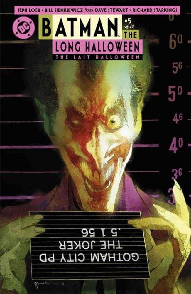 Batman The Long Halloween The Last Halloween #5 (Of 10) Cover B Bill Sienkiewicz Card Stock Variant - Walt's Comic Shop