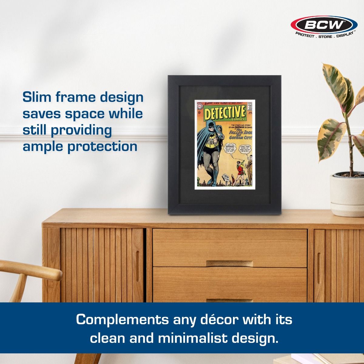 BCW Comic Book Frame for Silver Age (Wood, UV Protection) - Walt's Comic Shop