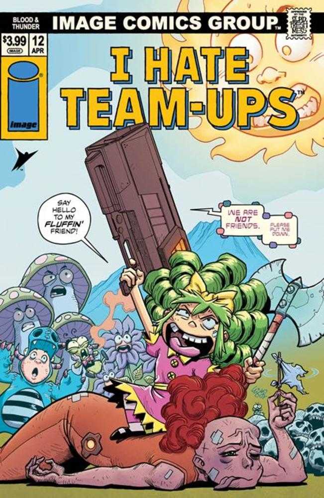 Blood & Thunder 12 Cover E Ej Su I Hate Fairyland Team Up Variant (Mature) - Walt's Comic Shop