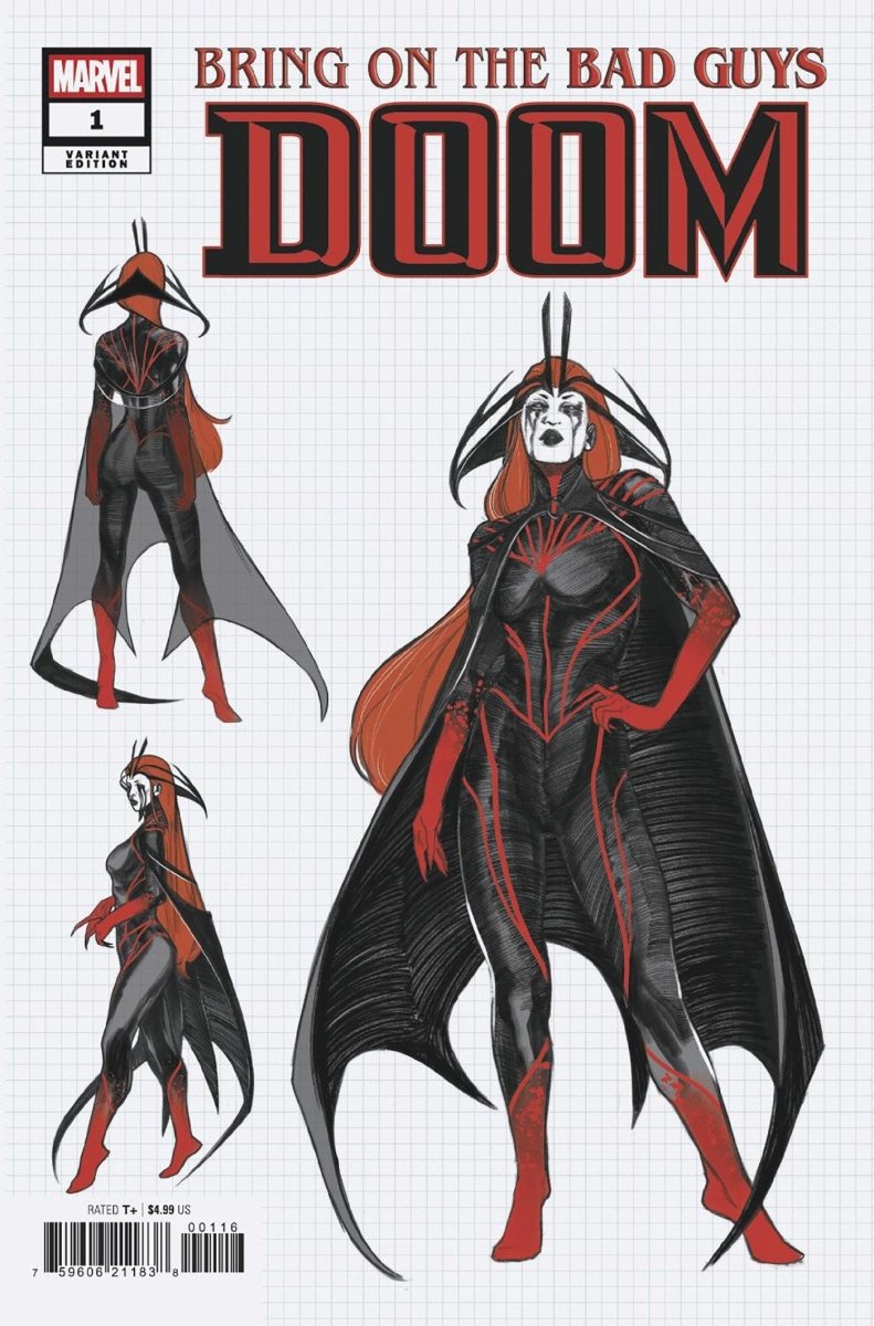Bring On The Bad Guys: Doom 1 Alessandro Cappuccio Design Variant - Walt's Comic Shop