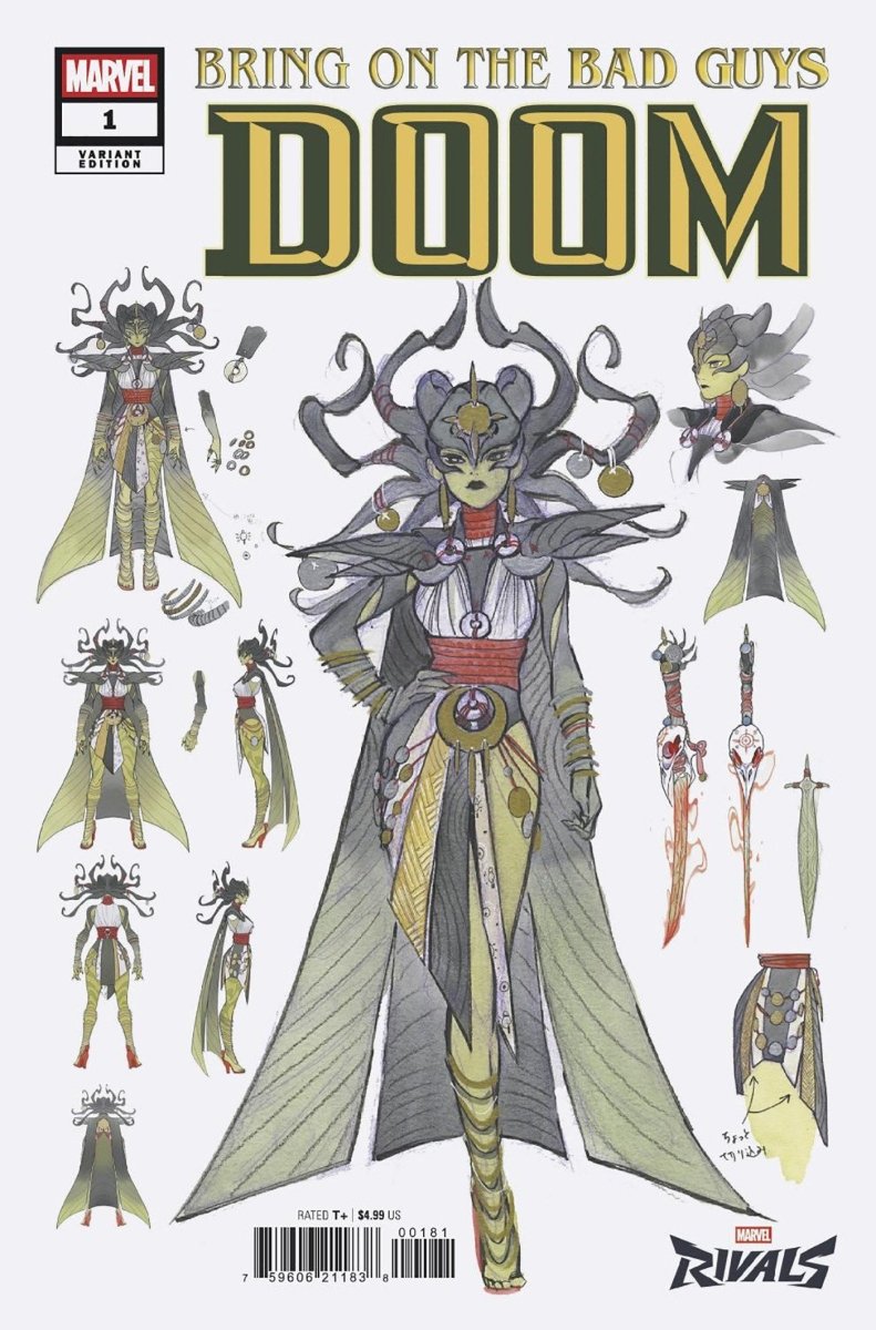 Bring On The Bad Guys: Doom 1 Peach Momoko Marvel Rivals Variant - Walt's Comic Shop