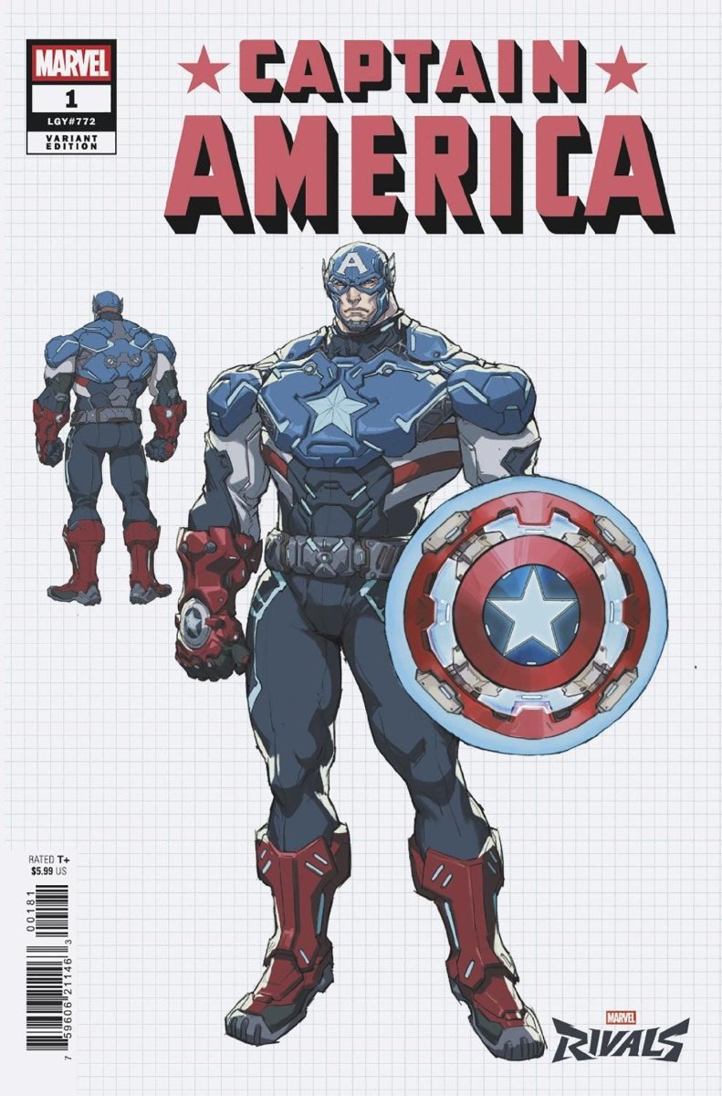 Captain America 1 Netease Games Marvel Rivals Variant - Walt's Comic Shop