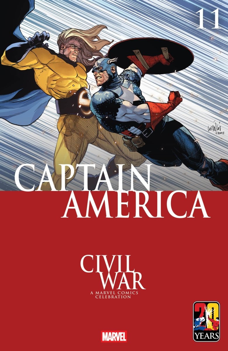 Captain America 11 Leinil Yu Civil War Celebration Variant - Walt's Comic Shop