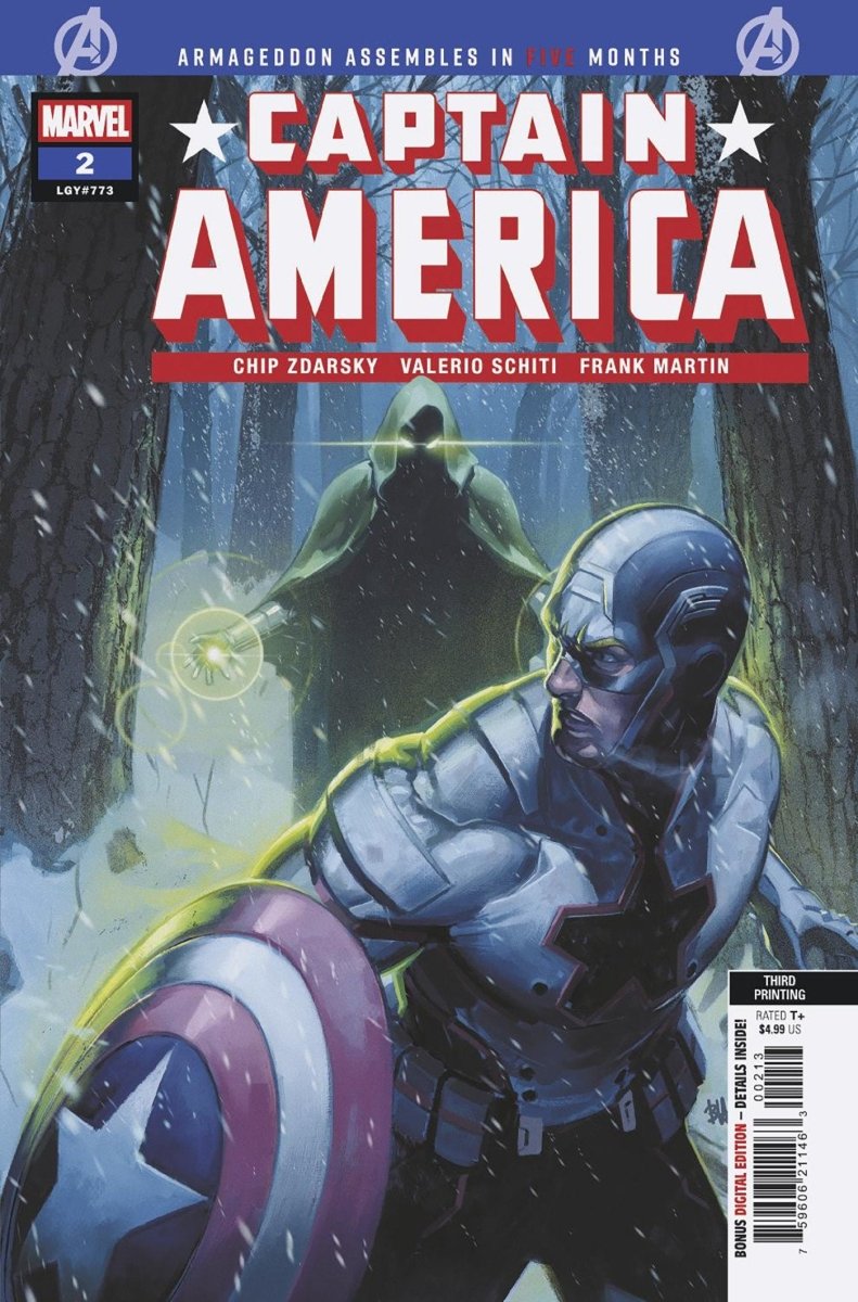 Captain America 2 Ben Harvey 3rd Printin Variant - Walt's Comic Shop