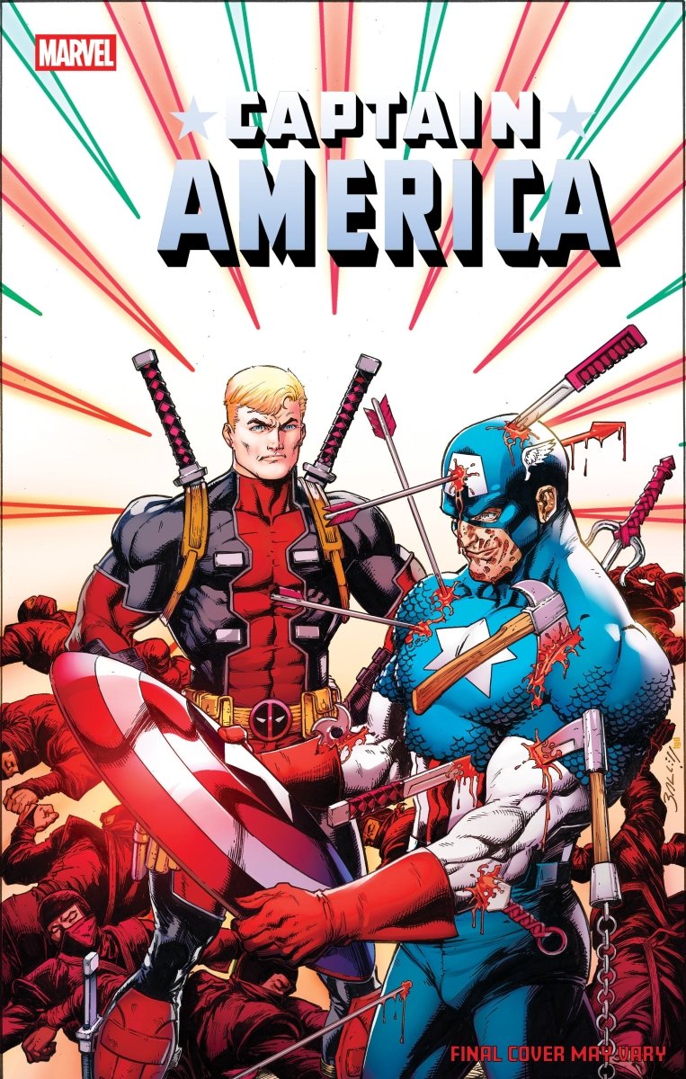Captain America 9 Mark Bagley April Pool's Day Variant - Walt's Comic Shop