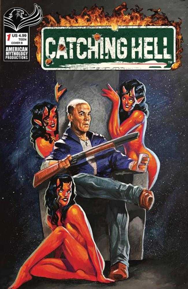 Catching Hell Feat Reggie Bannister 1 Cover B Paul Maitland Variant - Walt's Comic Shop