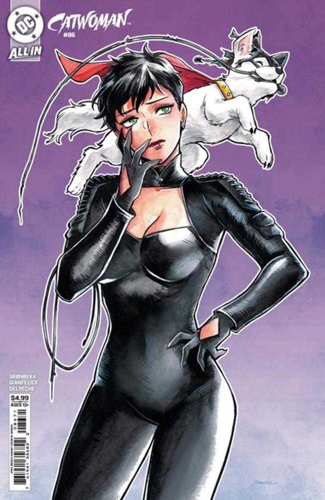 Catwoman 86 Cover F Saowee April Drools Card Stock Variant - Walt's Comic Shop