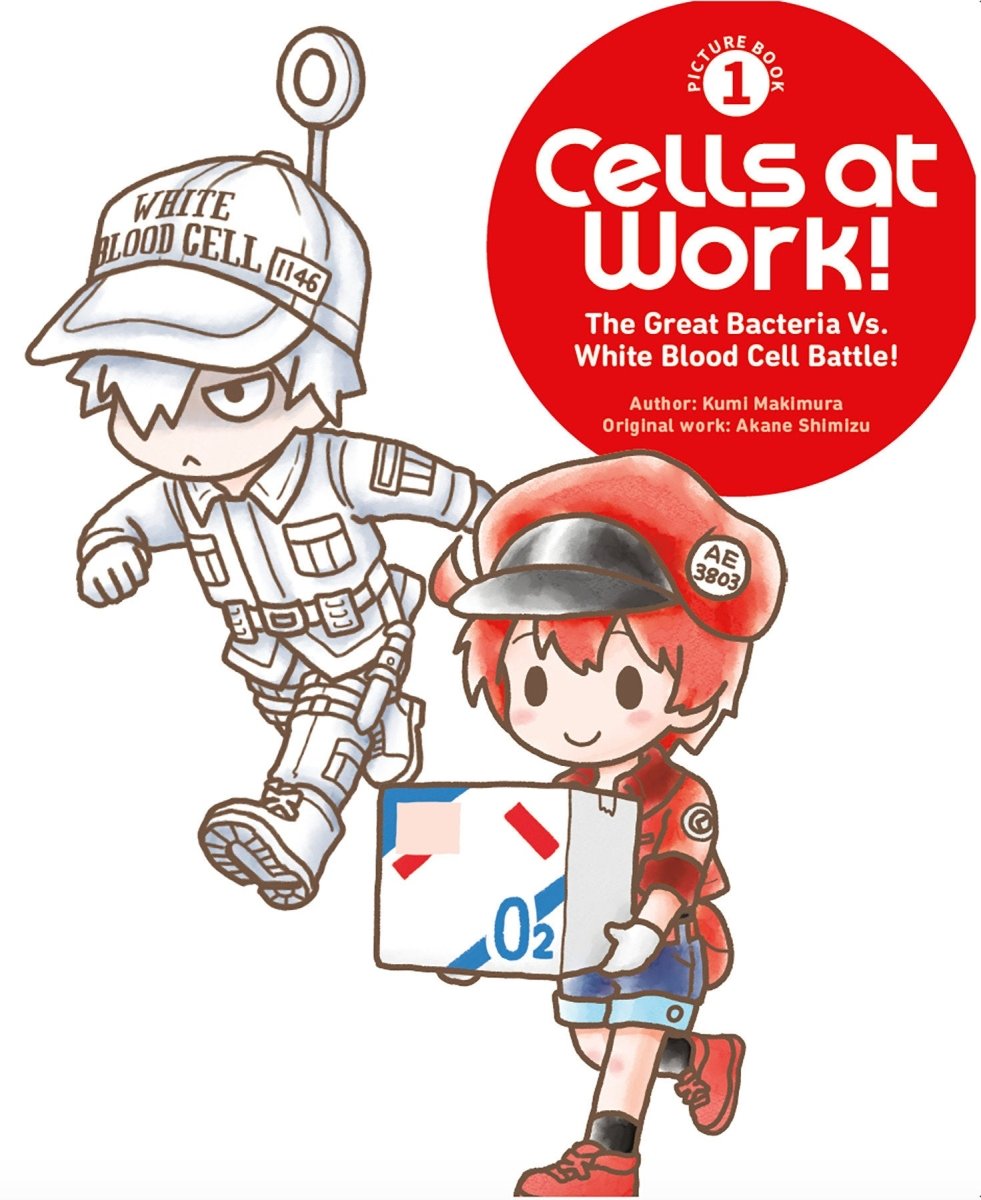 Cells At Work! Picture Book 1: The Great Bacteria Vs. White Blood Cell Battle! HC *PRE - ORDER* - Walt's Comic Shop