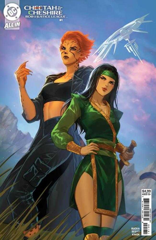 Cheetah And Cheshire Rob The Justice League 1 (Of 6) Cover C Lesley Leirix Li Card Stock Variant - Walt's Comic Shop