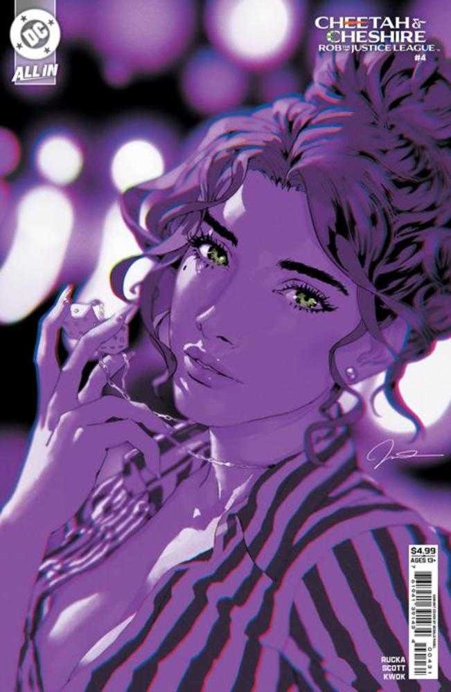 Cheetah And Cheshire Rob The Justice League 4 (Of 6) Cover B Gerald Parel Card Stock Variant - Walt's Comic Shop