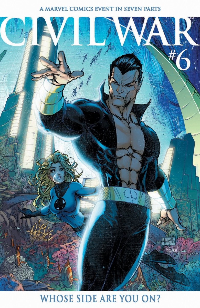 Civil War 6 Facsimile Edition Michael Turner Foil Variant - Walt's Comic Shop