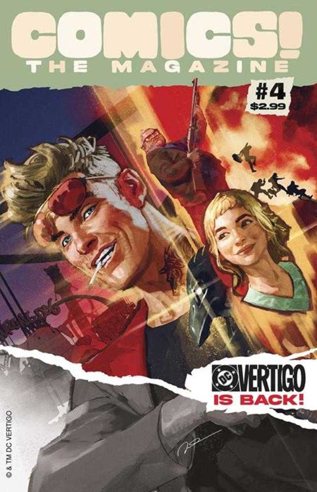 Comics The Magazine 4 Cover B Rico Renzi Vertigo Variant - Walt's Comic Shop