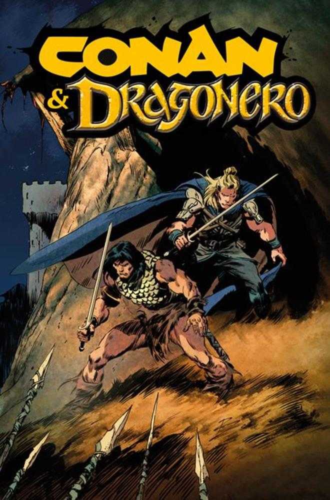 Conan And Dragonero 1 (Of 7) Cover C Roberto De La Torre Foil Variant (Mature) - Walt's Comic Shop