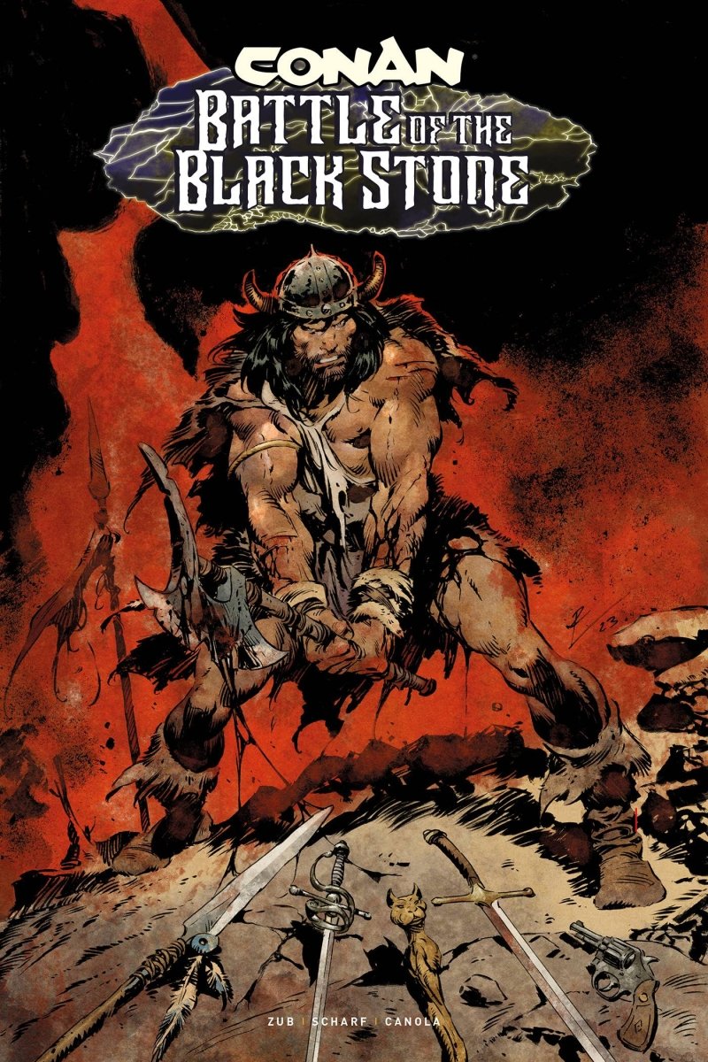 Conan The Barbarian: Battle Of The Black Stone DM Edition TP - Walt's Comic Shop
