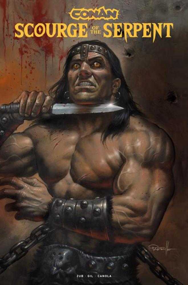 Conan The Barbarian Scourge Of The Serpent 4 (Of 4) Cover B Lucio Parrillo Variant (Mature) - Walt's Comic Shop