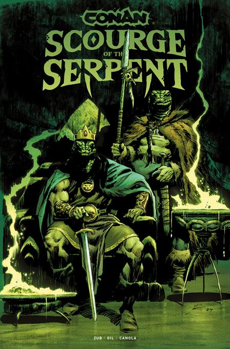 Conan The Barbarian: Scourge Of The Serpent TP Vol 01 Direct Market Edition Roberto De La Torre Glow In The Dark Cover *PRE - ORDER* - Walt's Comic Shop
