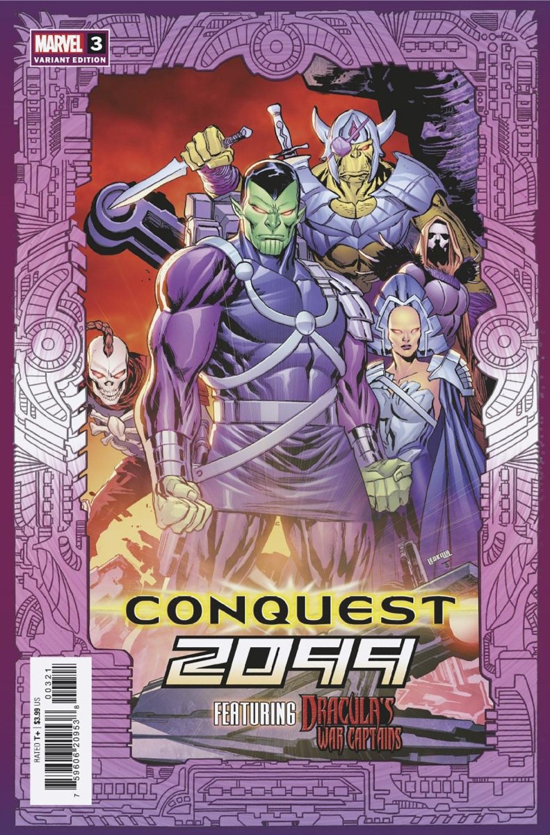 Conquest 2099 #3 Ken Lashley Frame Variant - Walt's Comic Shop