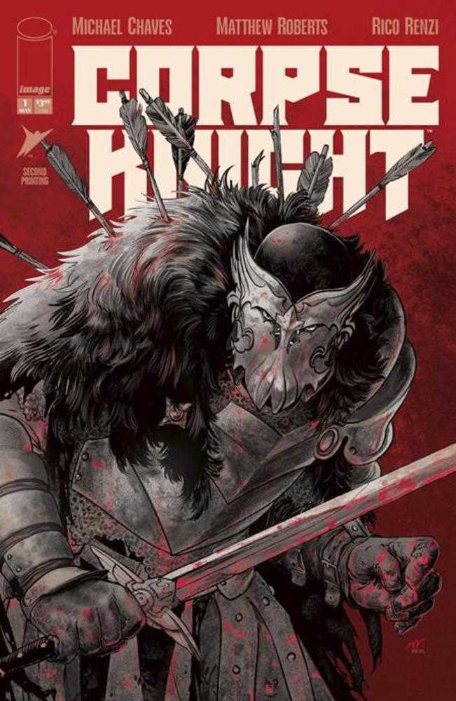 Corpse Knight 1 (Of 6) 2nd Printing Cover B Matthew Roberts & Rico Renzi Variant (Mature) - Walt's Comic Shop