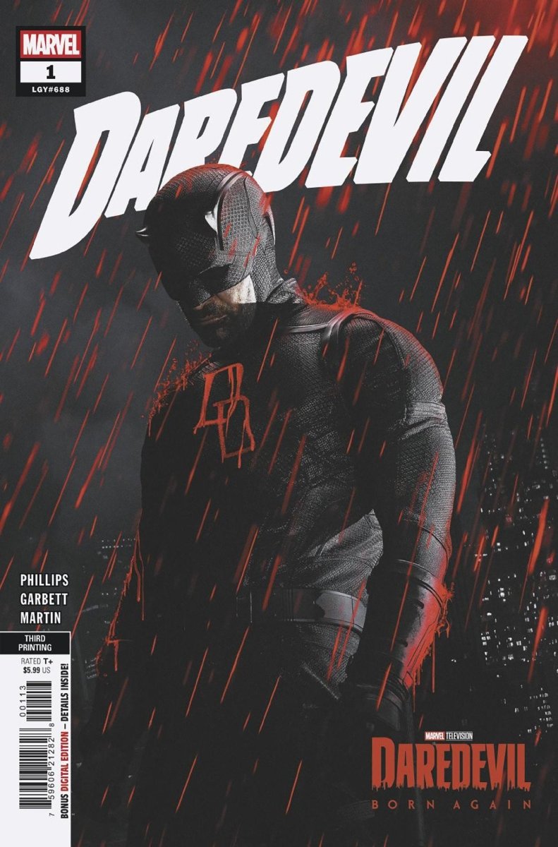 Daredevil 1 Marvel Television 3rd Printing Variant - Walt's Comic Shop