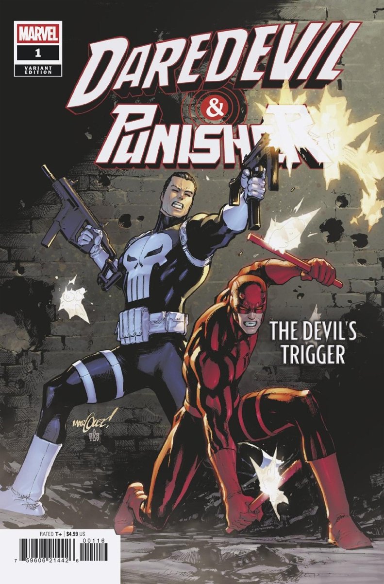 Daredevil/Punisher: The Devil's Trigger 1 David Marquez 1:25 Ratio Variant - Walt's Comic Shop