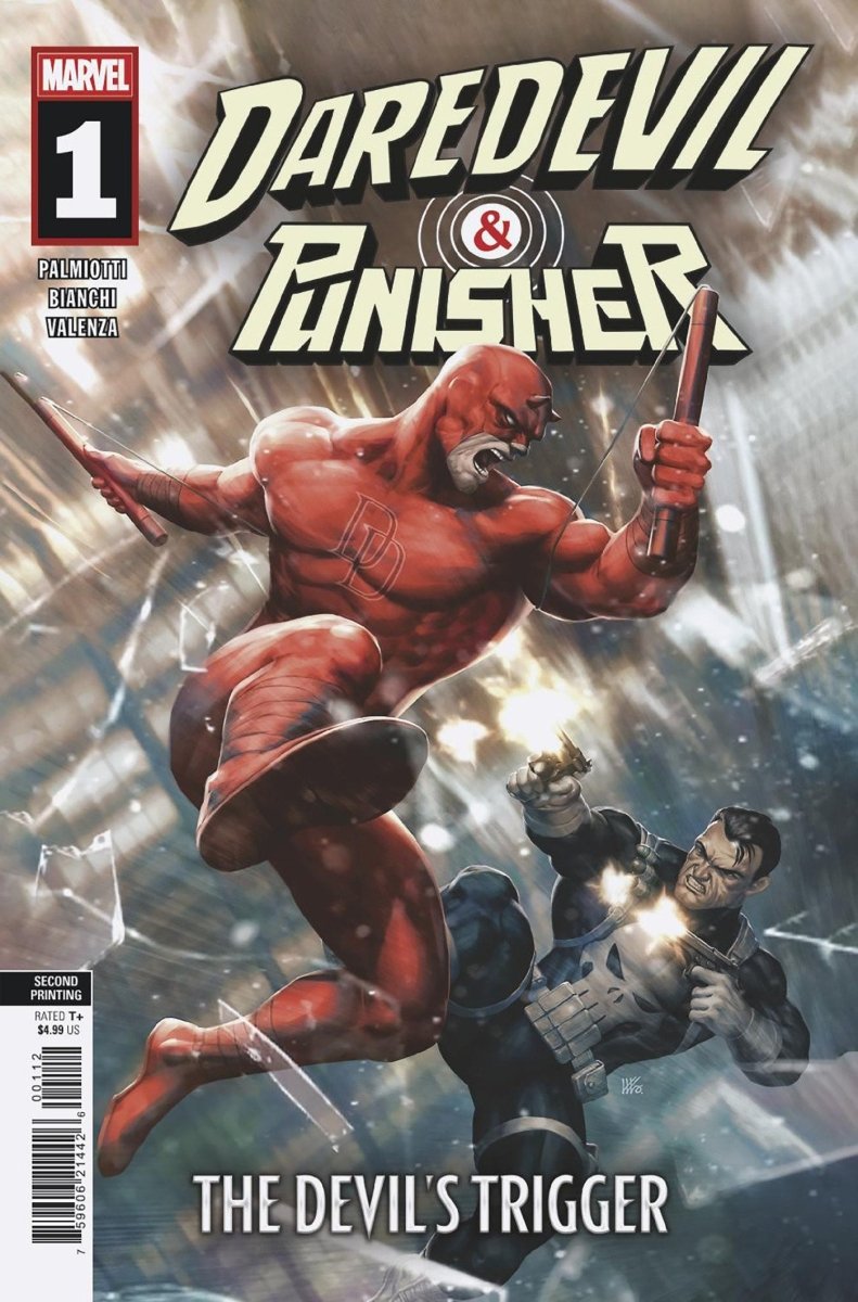 Daredevil/Punisher: The Devil's Trigger 1 Kendrick Lim 2nd Printing Variant - Walt's Comic Shop