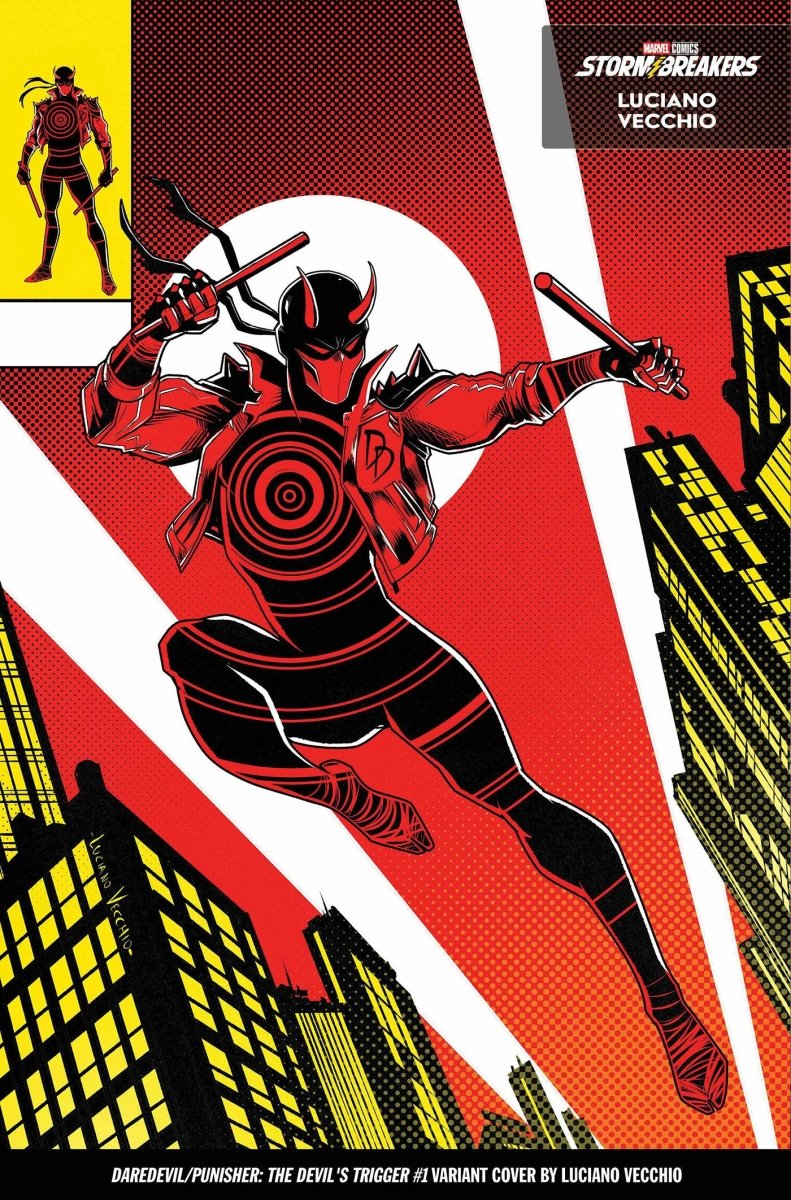 Daredevil/Punisher: The Devil's Trigger 1 Luciano Vecchio From The Chaos A Costume Variant *one per customer* - Walt's Comic Shop