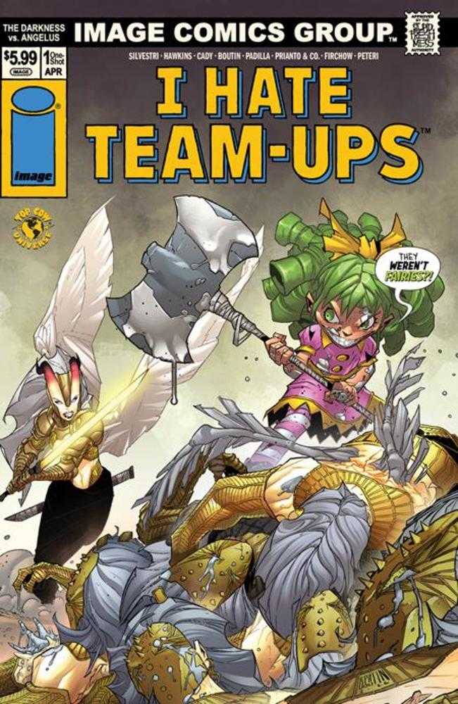Darkness vs Angelus (One Shot) Cover F Pat Boutin I Hate Fairyland Team Up Variant - Walt's Comic Shop