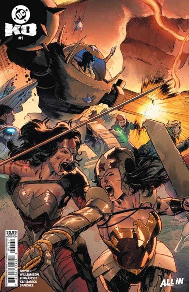 DC K.O. 1 (Of 5) 4th Print Cover B Javi Fernandez Connecting Card Stock Variant - Walt's Comic Shop