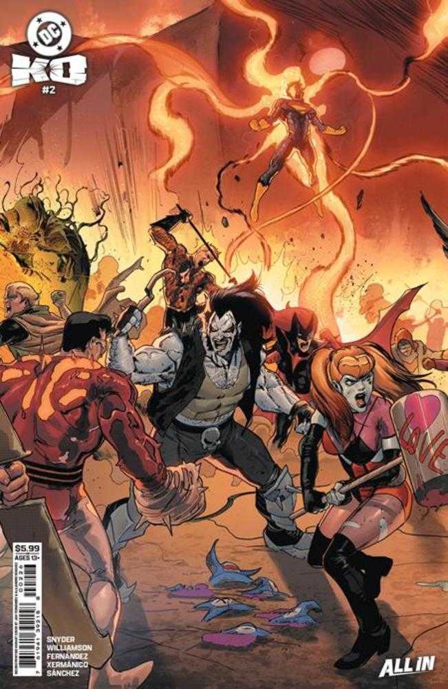 DC K.O. 2 (Of 5) 2nd Print Cover B Javi Fernandez Connecting Card Stock Variant - Walt's Comic Shop