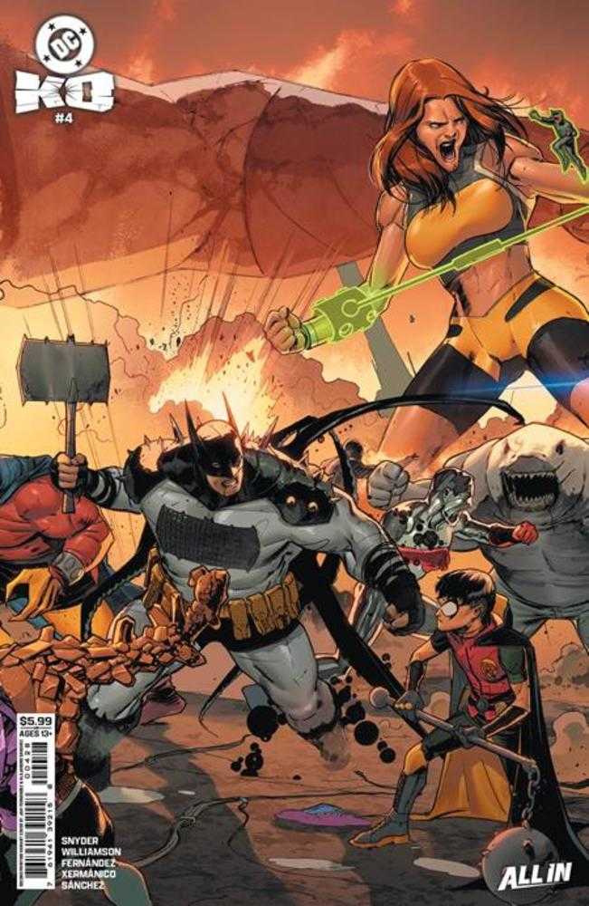 DC K.O. 4 (Of 5) 2nd Print Cover B Javier Fernandez Connecting Card Stock Variant - Walt's Comic Shop