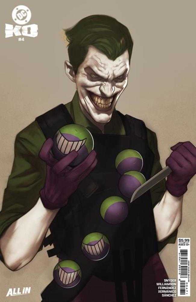 DC K.O. 4 (Of 5) Cover H Ben Oliver Face Off Card Stock Variant - Walt's Comic Shop